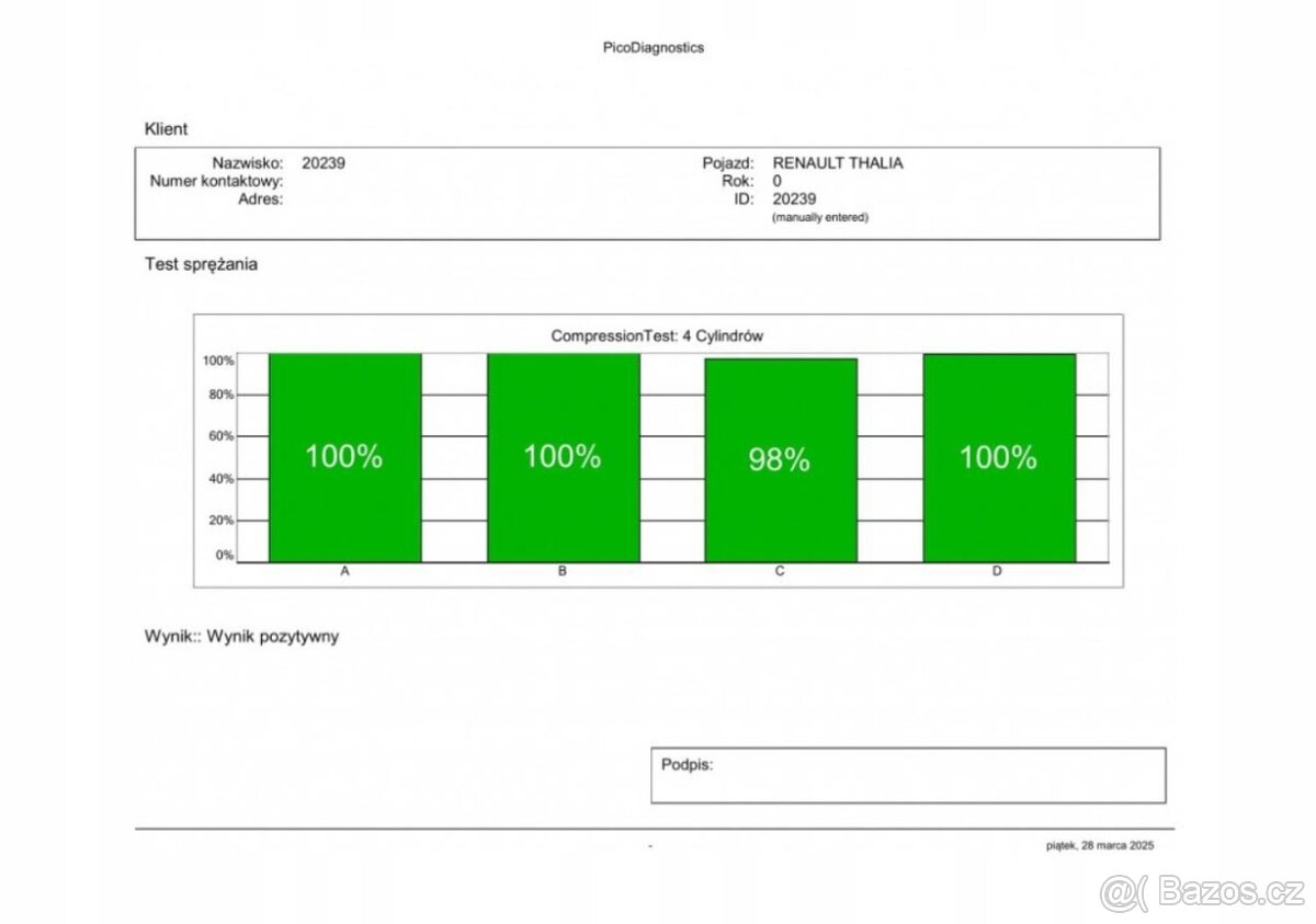 MOTOR RENAULT THALIA II 1.2 16V 55kW 75HP D4F728 - 6