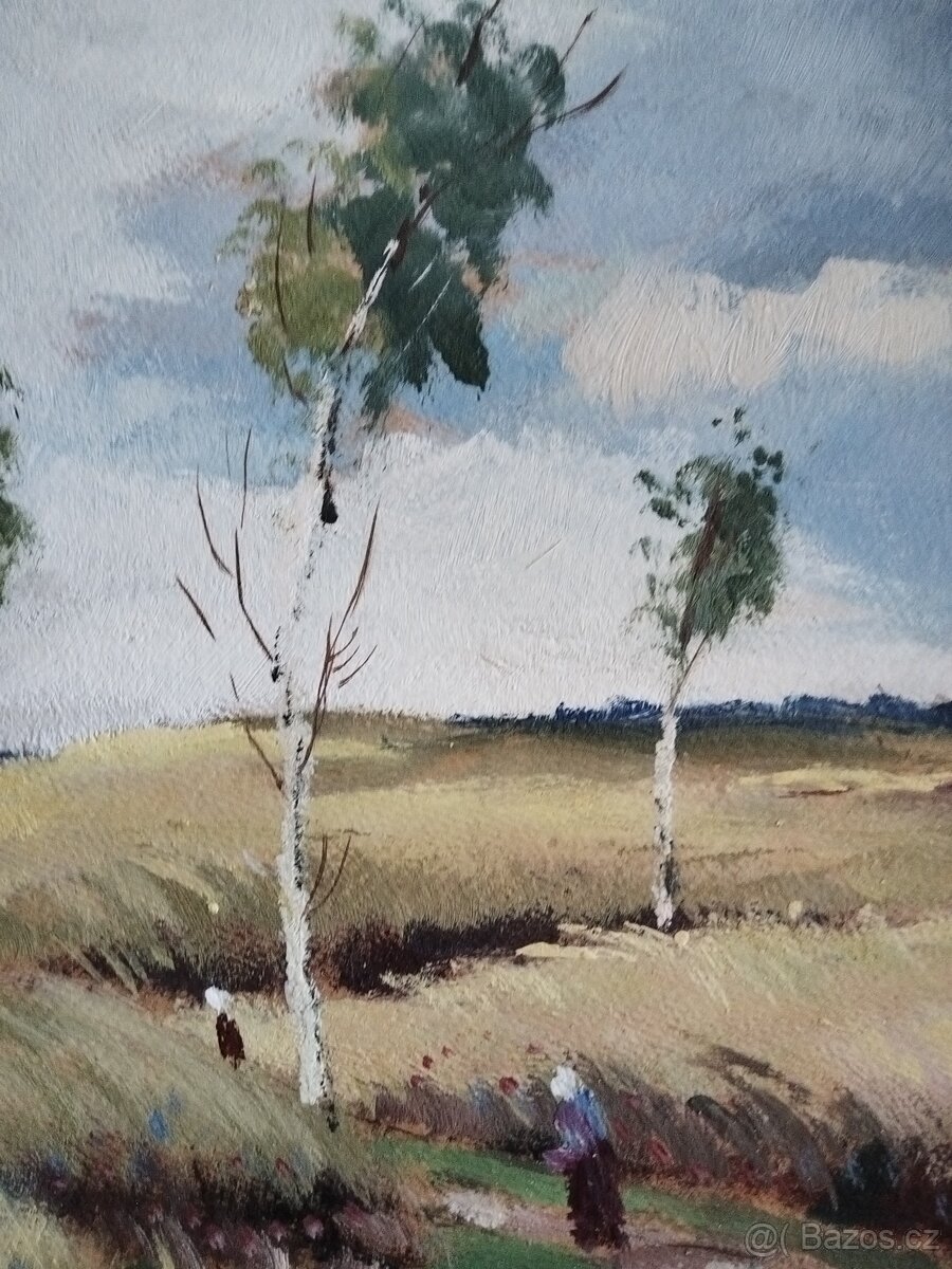 obraz LETNÍ DEN, olej, Josef Fiala - 6