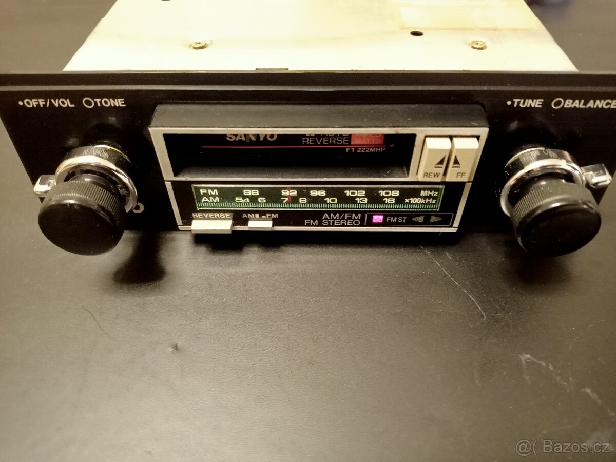 Autorádio Sanyo FT222 retro - 6