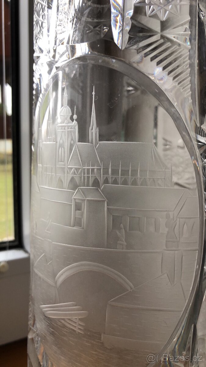 Vaza Praha sklo - 6
