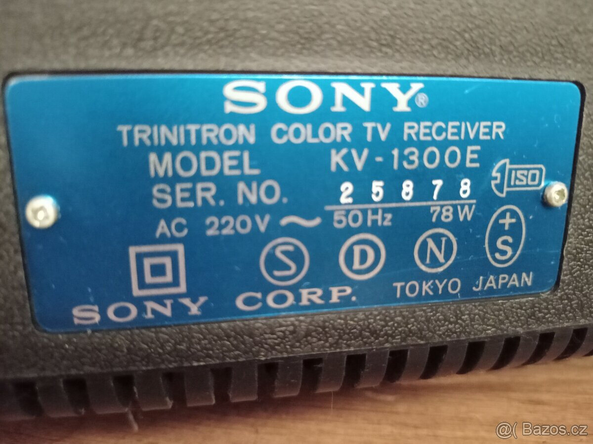 SONY KV - 1300E VINTAGE COLOR TV - SONY TRINITRON - 6