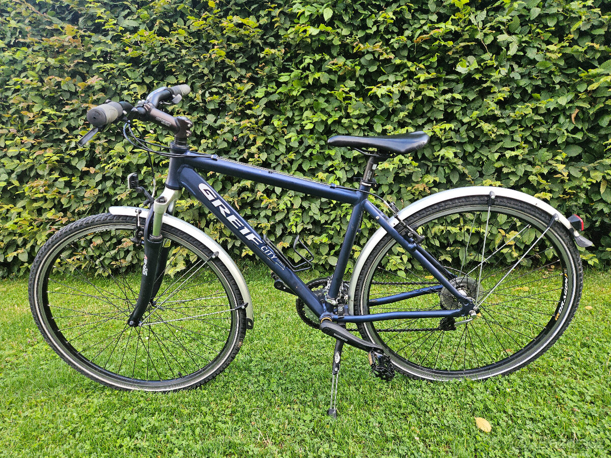 Seřízené pánské krosové hliníkové kolo GREIF, rám 19" - 6