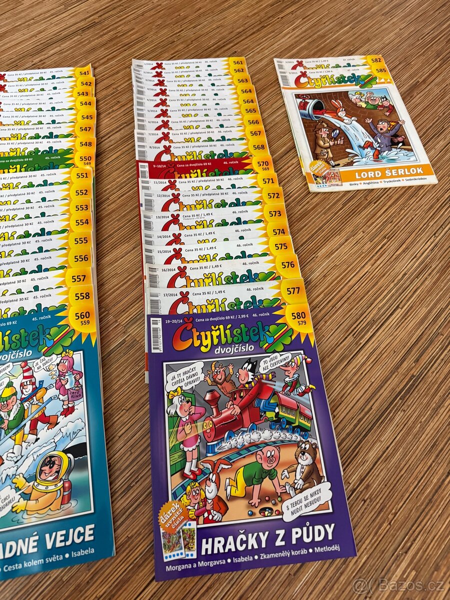 Časopisy čtyřlístek 2010,2011,2012,2013,2014,2015 - 6