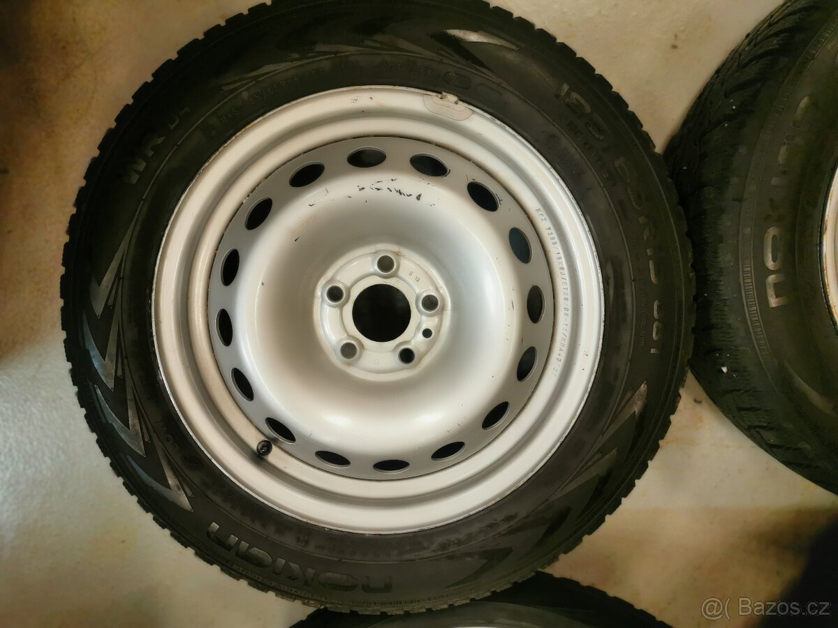 185/65R15 zimní sada pneu Fiat Doblo 5x98 6x15 ET39 - 6