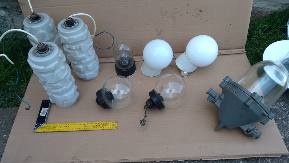 industriální lampa smaltovaná - 6