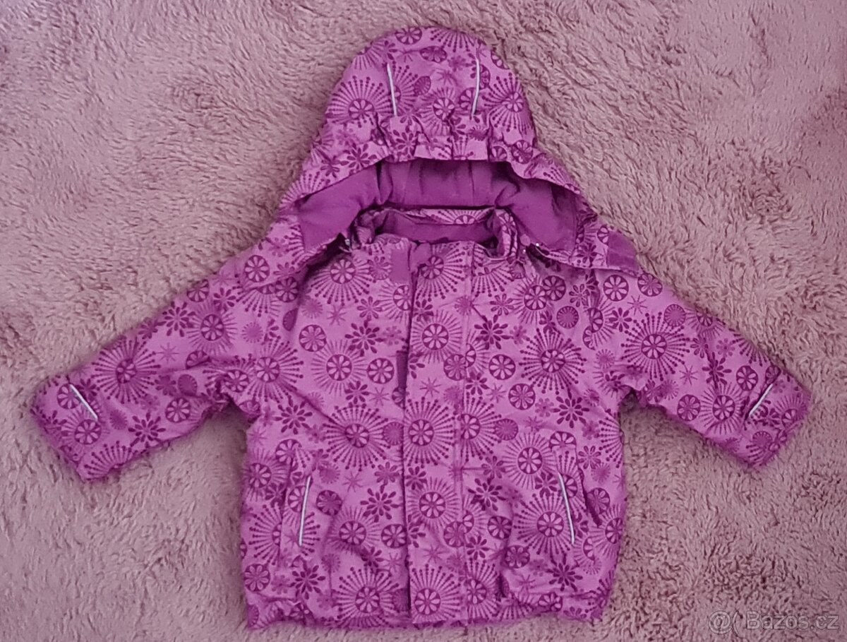 dívčí zimní kombinéza Tchibo vel. 86/92 + zdarma čepice - 6