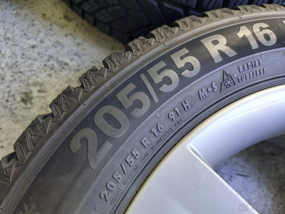 Originál alu kola 16" na Škoda Scala zimní pneu - 6