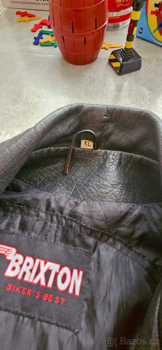 Kožená bunda - křivák Brixton - 6