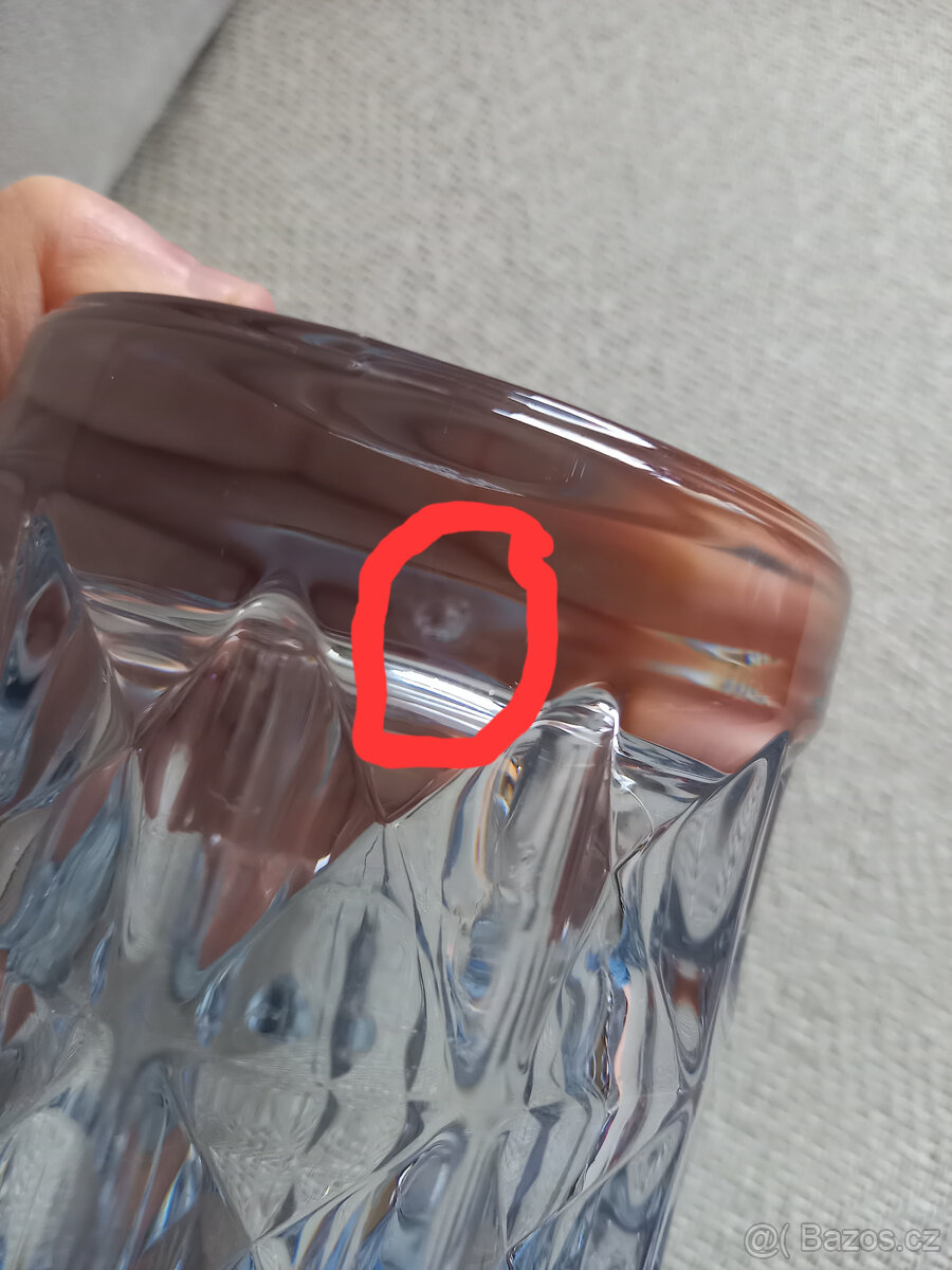 Sklenený džbánek-Crystalite Bohemia Czechrepublic - 6