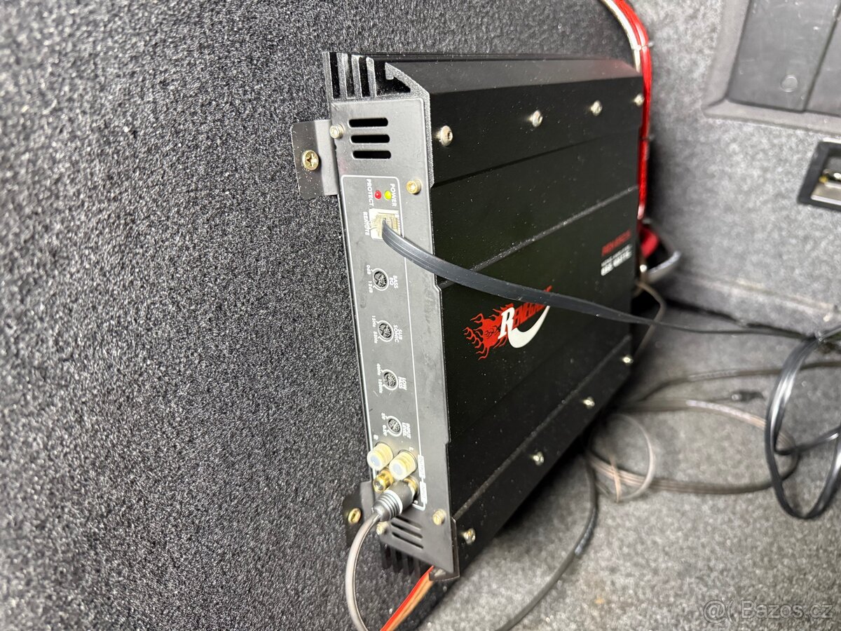 Auto audio, subwoofer JBL 12”, mono zesilovač Renegade - 6