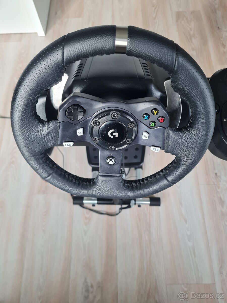 Logitech G920 + řadicí páka + Wheel Stand – TOP STAV - 6