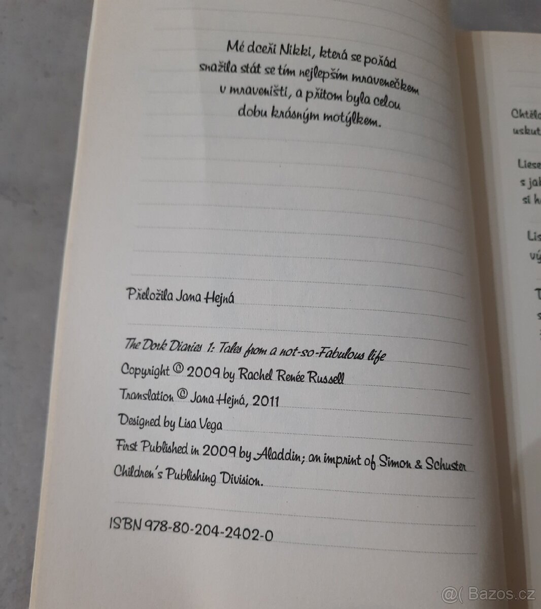 Deník Mimoňky - Rachel Renée Russellová - 6