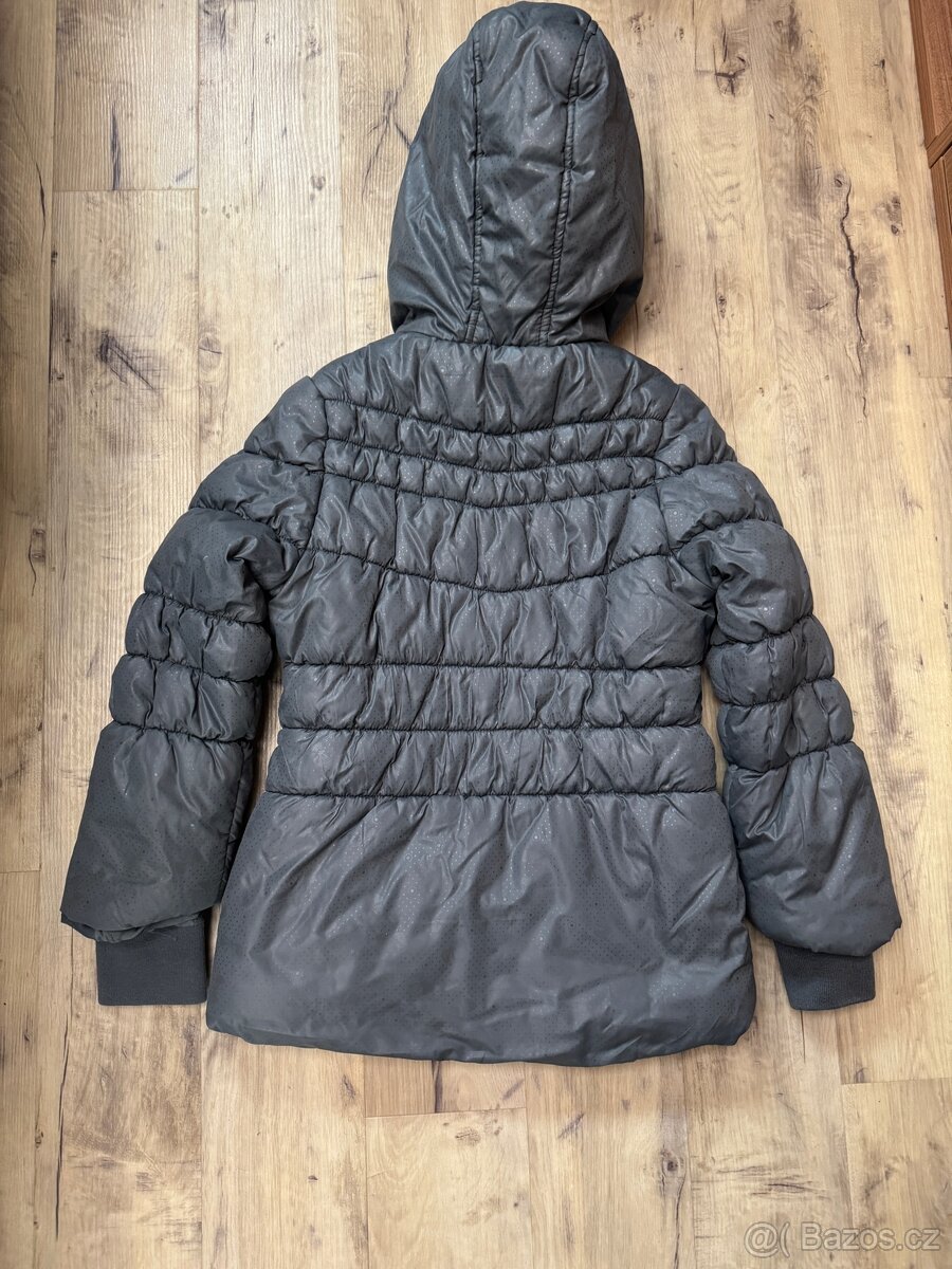 Coccodrillo dívčí zimní bunda s mašličkami v. 116/122 - 6