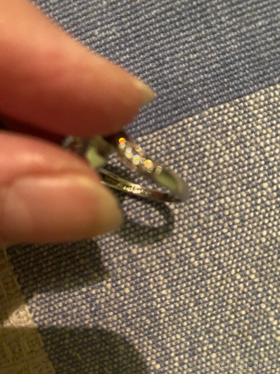 nádherný stříbrný prsten - 6