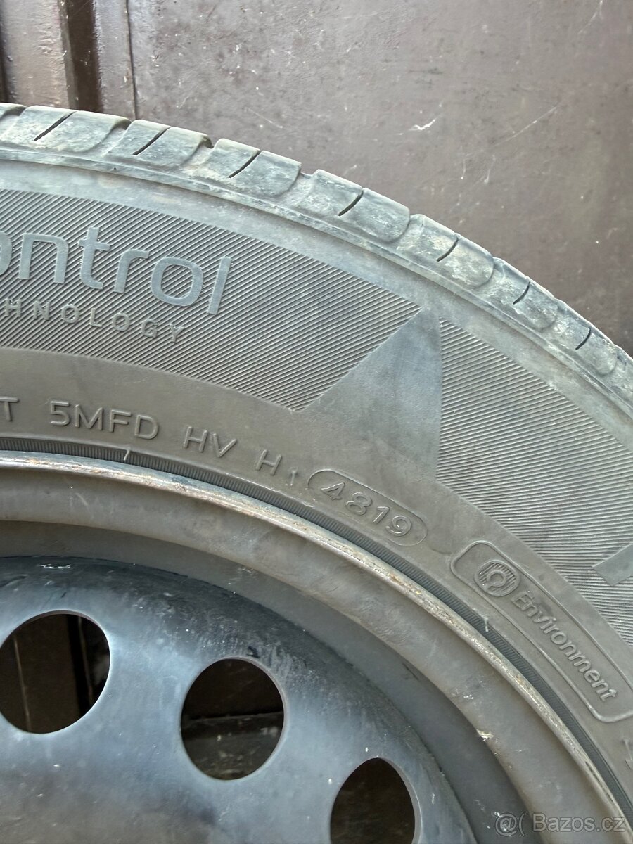 Disky+pneu 4x100, 165/70 R14 - 6