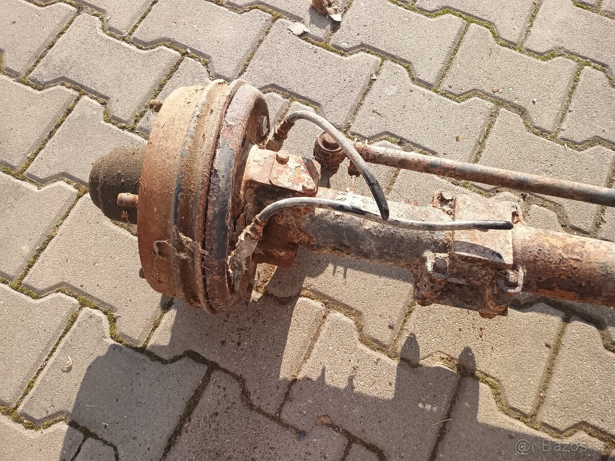 Multikára M25 přední náprava - 6