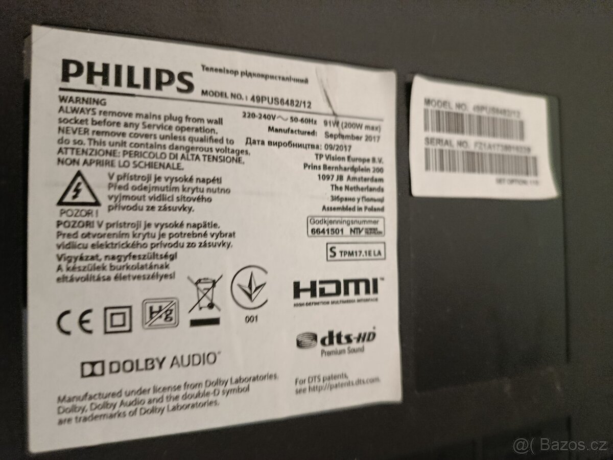 TV Philips 4k Smart 127cm - 6