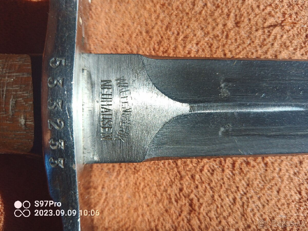 Bajonet Schmidt Rubin K 31 v top sběratelském stavu. - 6