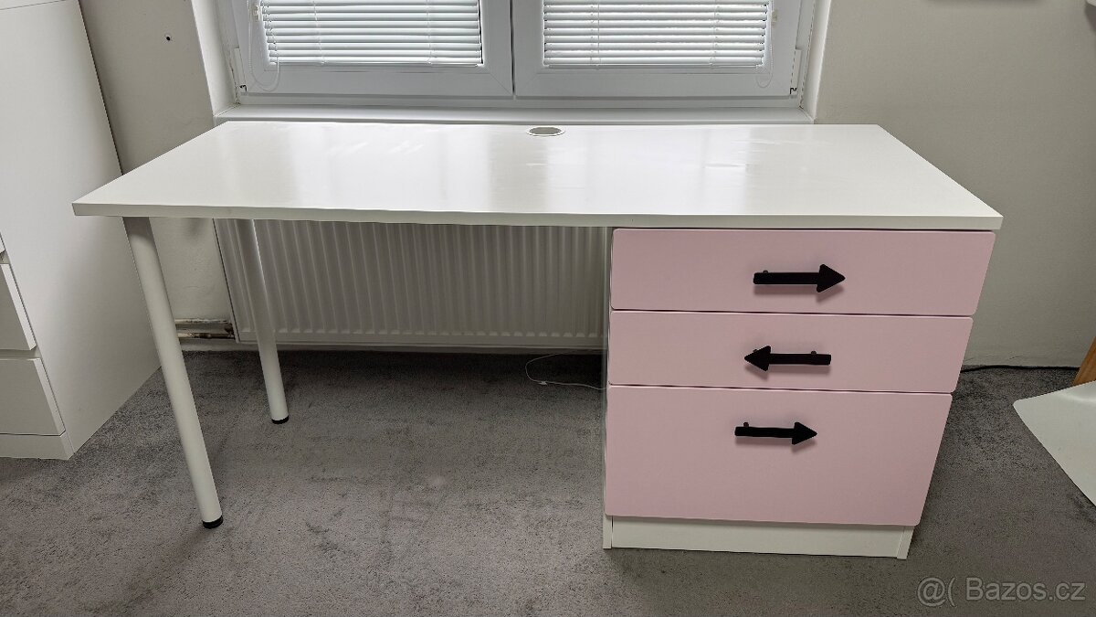 Patrová postel SMASTAD s psacím stolem - 6