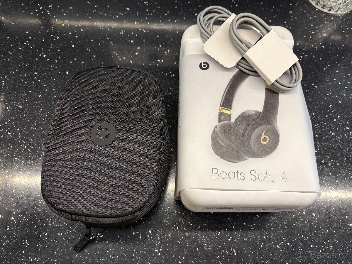 Sluchátka Apple Beats Solo 4 Wireless Gold / Black - 6