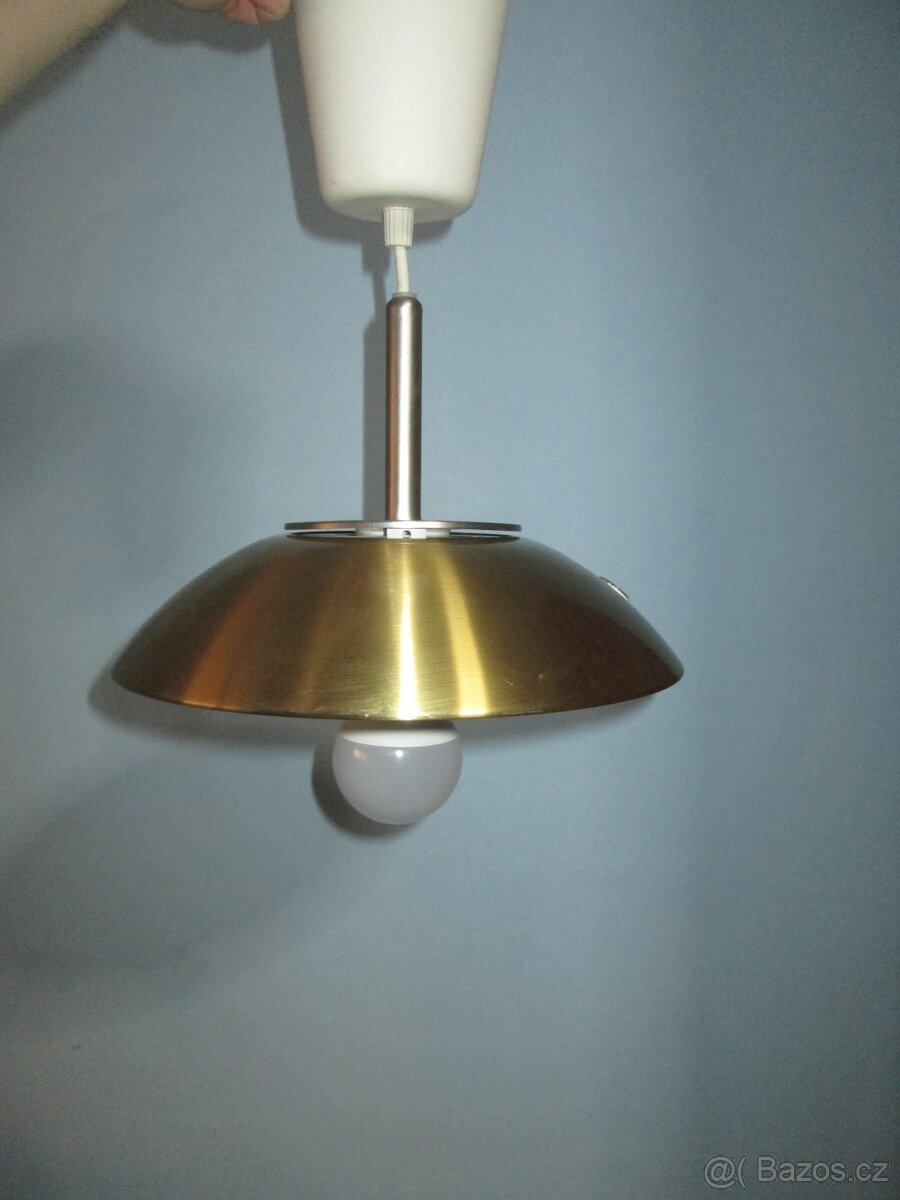 Lustr - zlatavý cylindr - 6