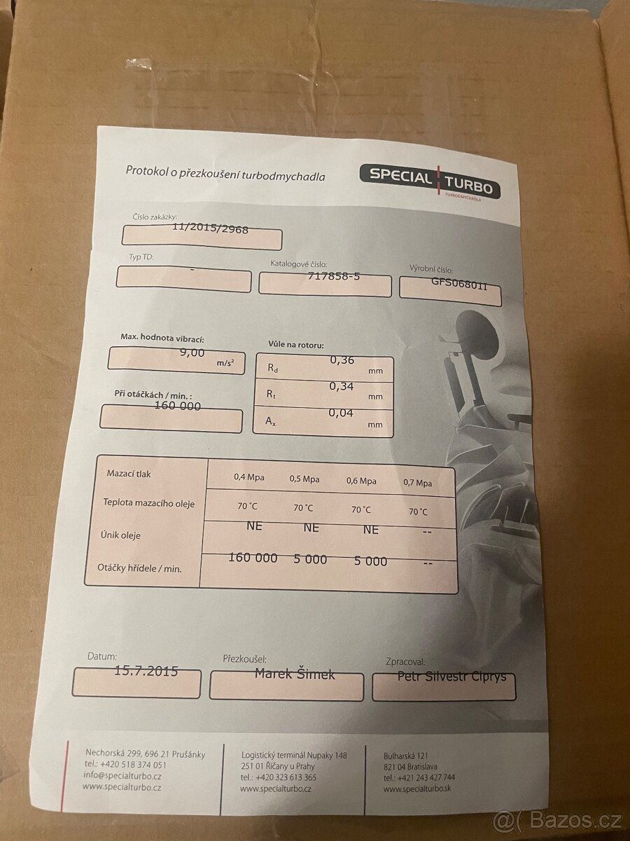 Turbo 1749VA nové - 6