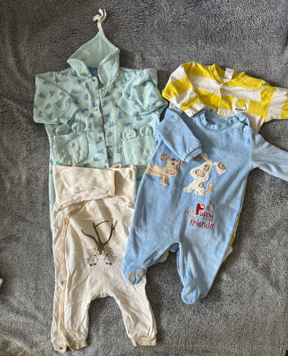 mix oblečení na chlapečka vel. 62-68 (90kusů oblečení) - 6