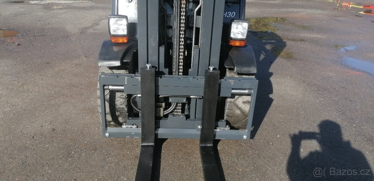LINDE H30D-02 triplex boční posuv, volný zdvih - 6