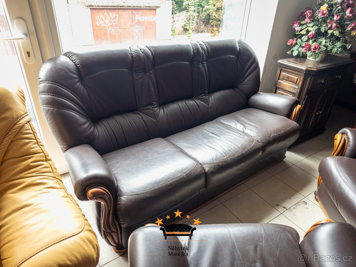 Italská sedací souprava 3+1+1 - 6