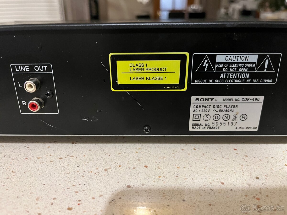 CD přehrávač SONY CDP-490 - 6