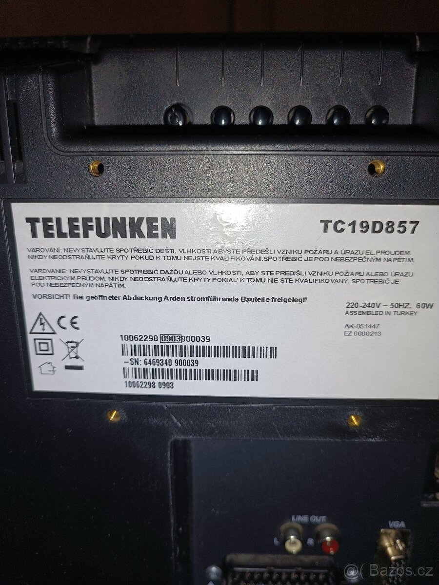 TV LCD TELEFUNKEN TC19D857 - 6