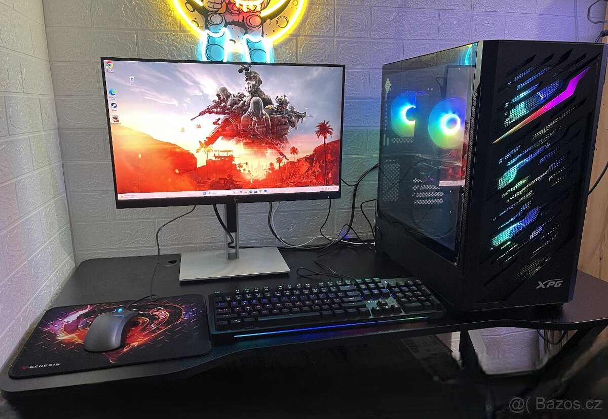 Herní PC-Ryzen-16Gb-Aorus RX5700XT 8G-Záruka-Wi-Fi - 6