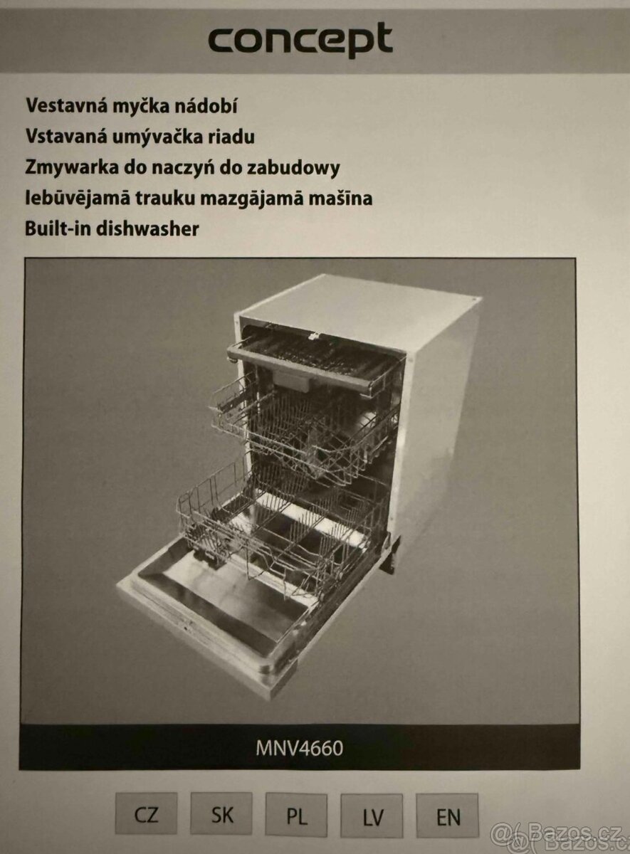✅ Myčka | CONCEPT | vestavná | nerez | 14 sad | A+++ - 6
