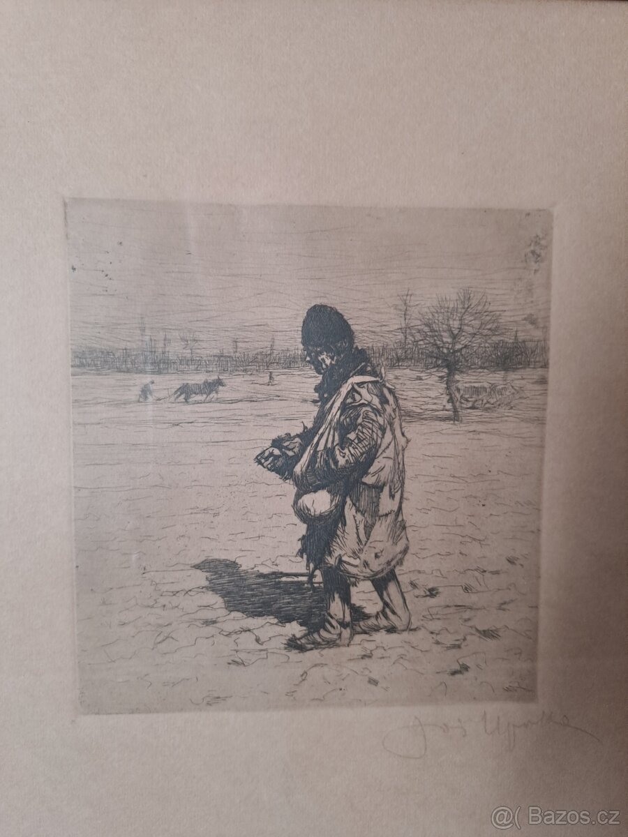 Joza Uprka-grafika. - 6