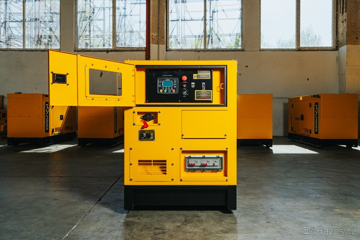 Naftová elektrocentrála PCA POWER PDE-44 kVA s ATS. - 6