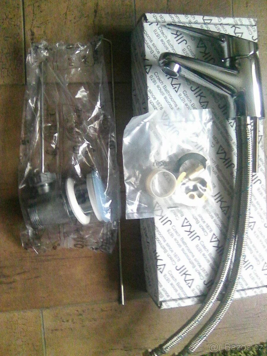 Jika Lyra Plus umyvadlová stojánková baterie se zátkou - 6