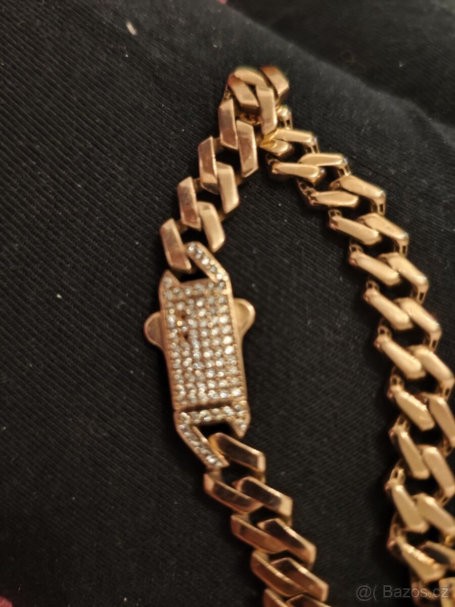 Dámský zlatý náramek - 6