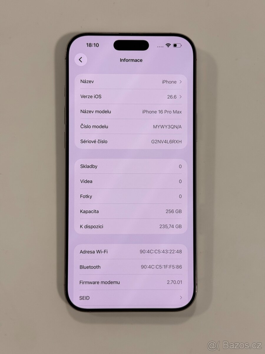 iPhone 16 Pro Max 256GB - 6