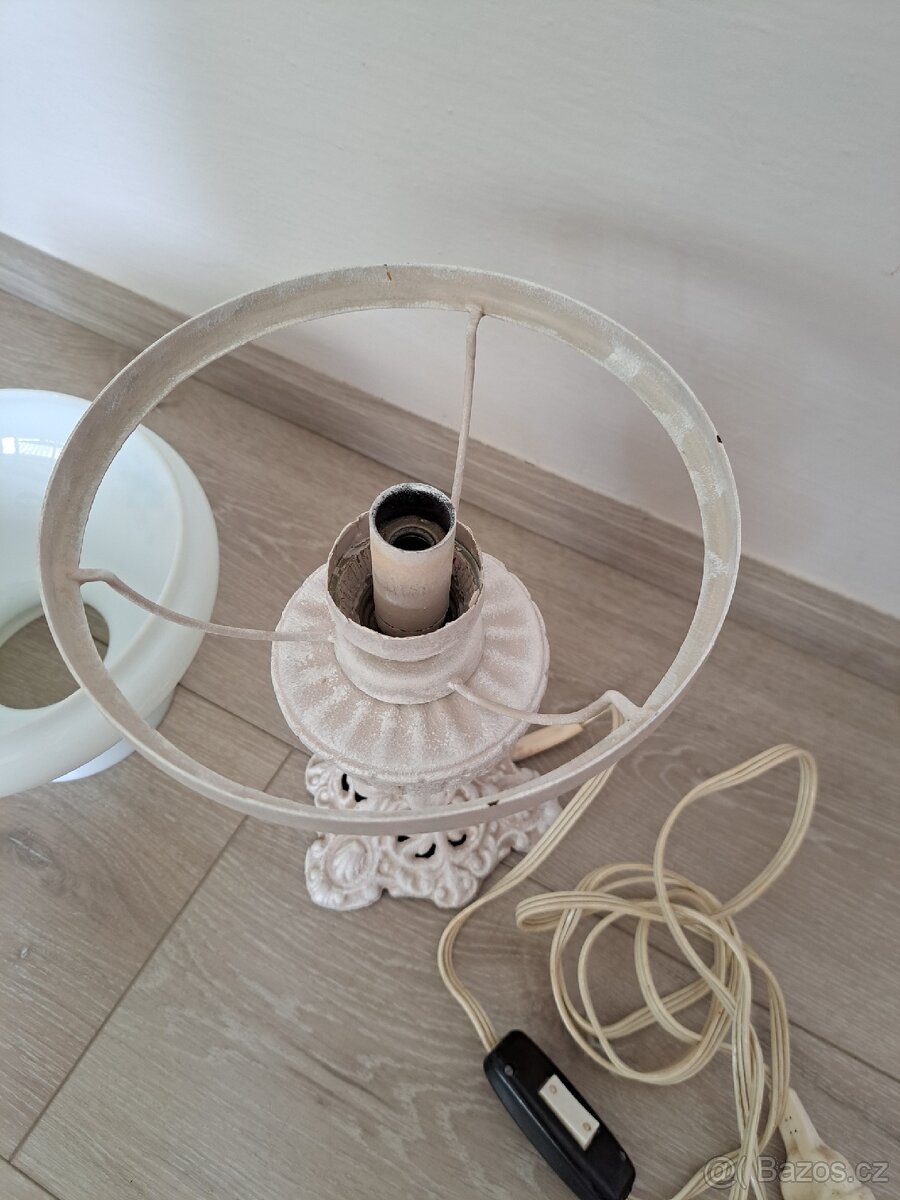 Stará retro lampa "petrolejka" elektrická - 6