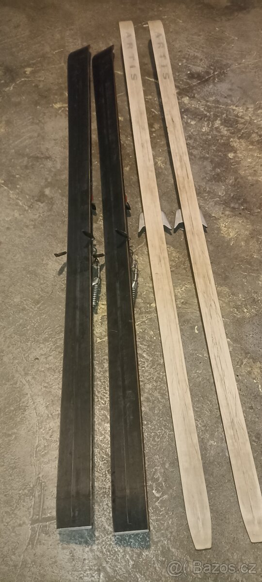Retro lyže a běžky artis - 6