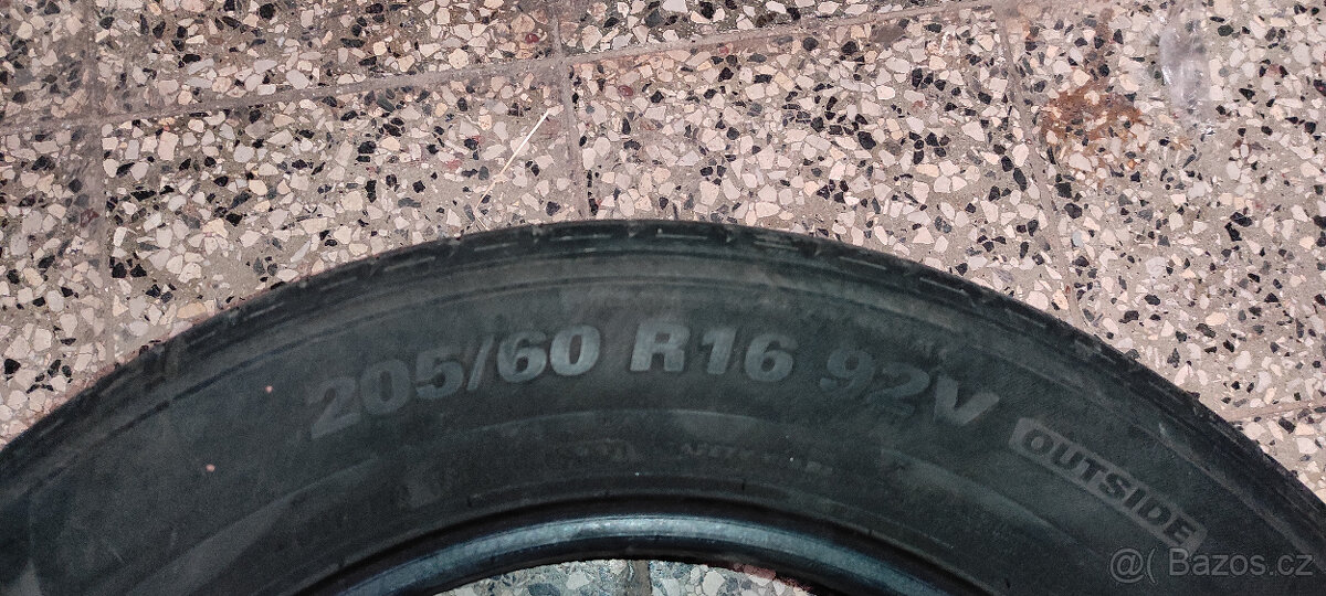 Prodám sadu letních pneu 205/60 R16 - 6