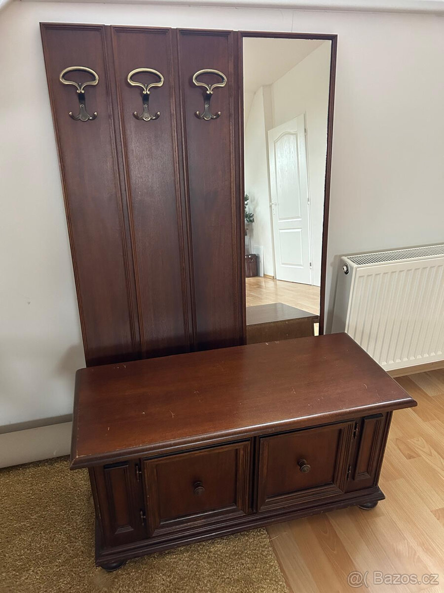 Předsíňová stěna -zrcadlo,skříňka - 6