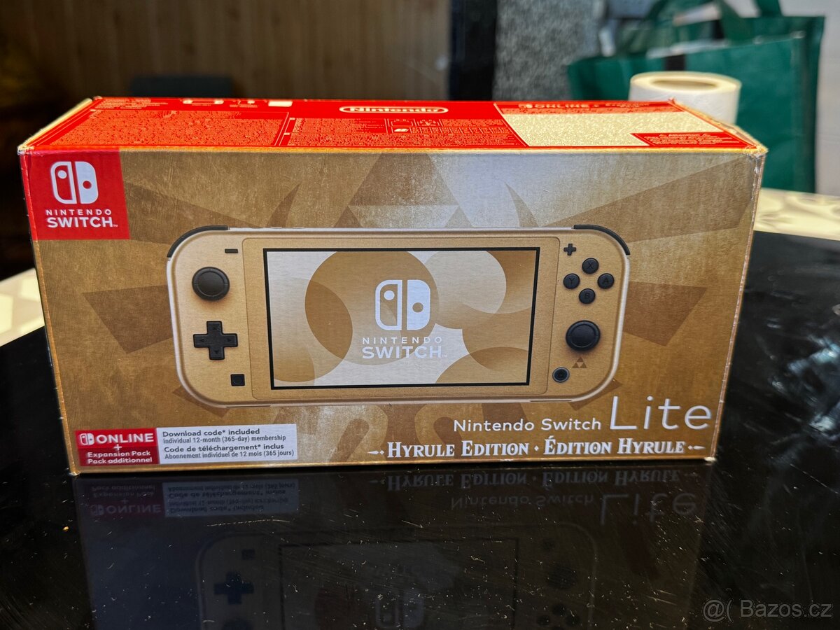 Nintendo Switch Lite Hyrule Edition + 12M NSO + EP - 6