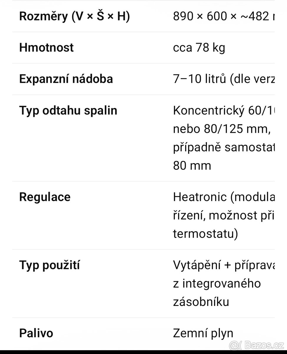 Plynový kondenzační kotel Junkers - 6