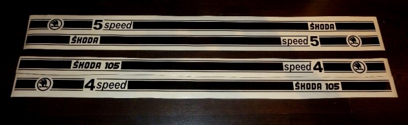 retro pruhy škoda,favorit,fabia, rallye, Kamiq - 6