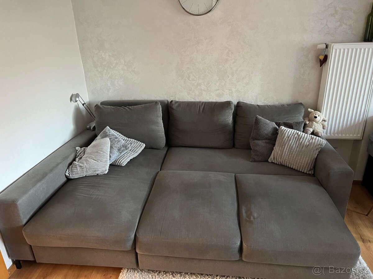 Rozkládací sedací souprava/sedačka s úložným prostorem - 6