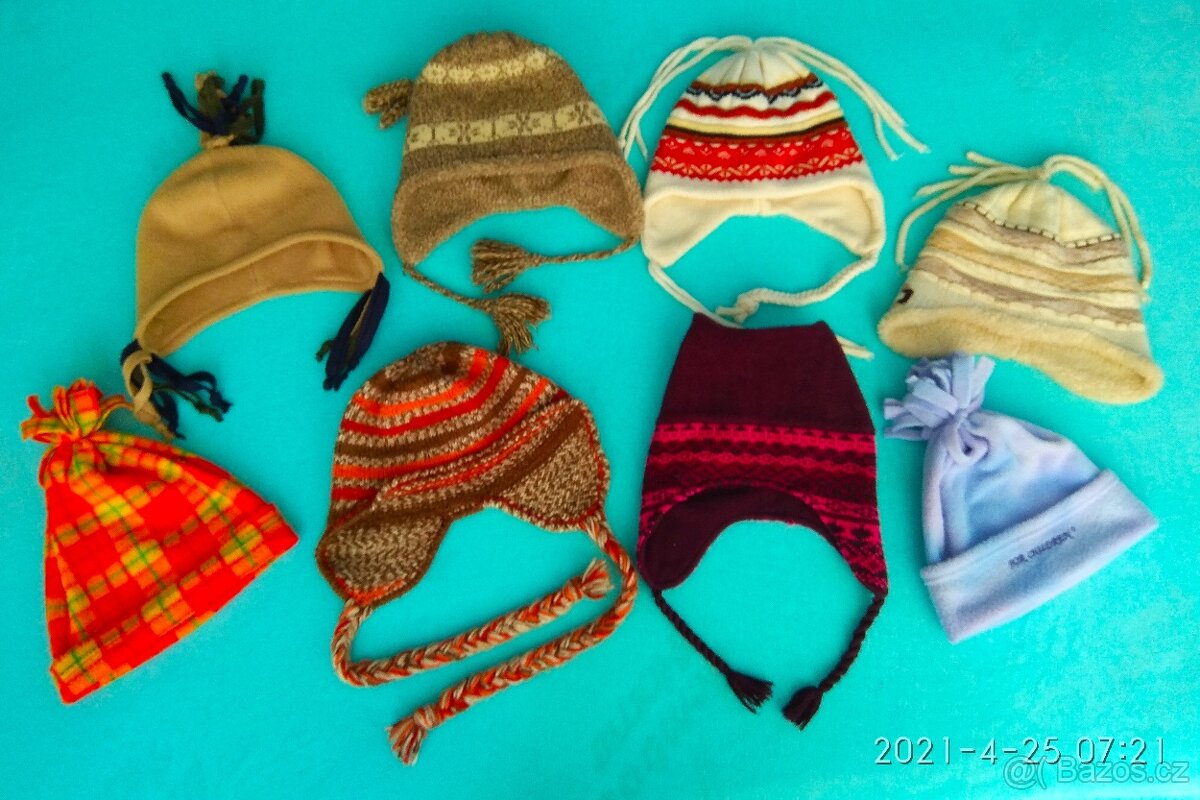 Dětské zimní čepice do věku 6ti let - 6