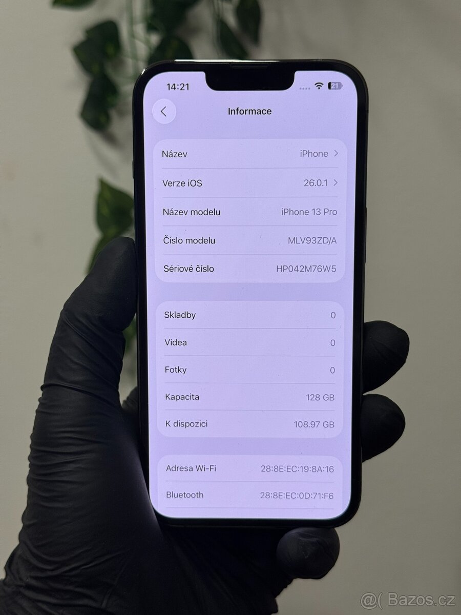 iPhone 13 Pro 128GB - 98% baterie, DPH - 6