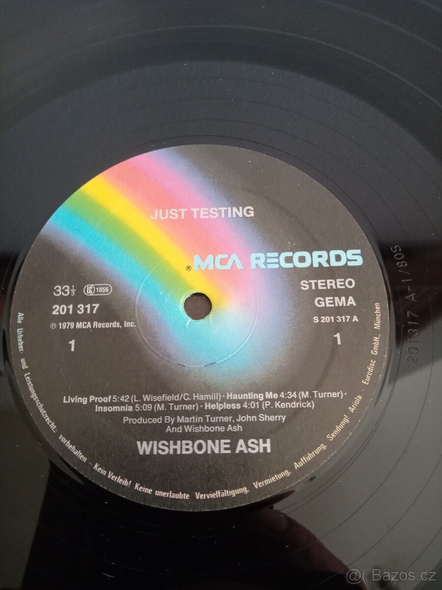 LP vinyl desky wishbone Ash just testing - 6