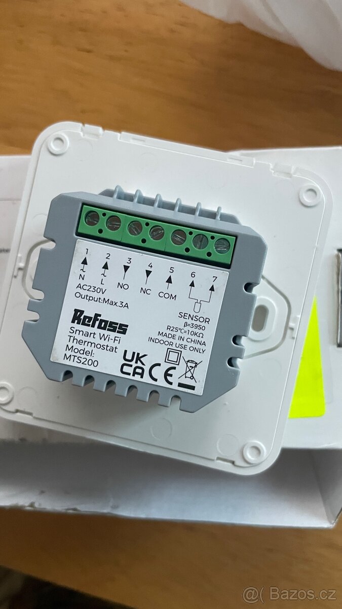 Chytry topny Termostat Refoss MTS200 - 6